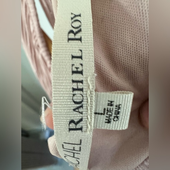 RACHEL ROY Womens metallic Pink Pleated Sleeveless Above The Knee Party Shift - Picture 11 of 11